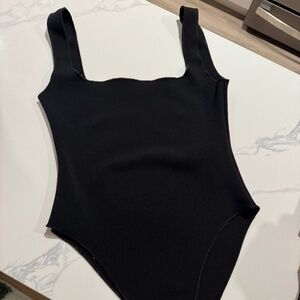 ZARA Square Neck Stretch Contouring Bodysuit